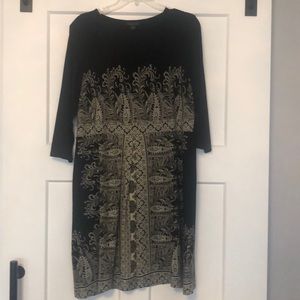 Black dress can look dressy or casual